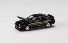 Load image into Gallery viewer, HJ64 1:64 Black TRUENO AE86 Sports Open Model Diecast Metal Car Box New Collection
