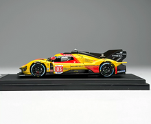 Load image into Gallery viewer, HKM 1:64 Yellow 499P 24h #83 Racing Sport Open Model Diecast Metal Car Box New Collection
