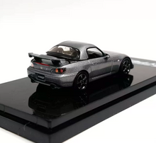Load image into Gallery viewer, HJ64 1:64 JDM Gray S2000 Type S Sports Model Diecast Metal Car Box New Collection
