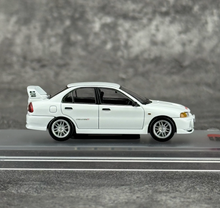 Load image into Gallery viewer, ATS 1:64 APA JDM White Lancer EVO IV 4 Sports Open Model Diecast Metal Car New Collection
