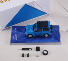 Load image into Gallery viewer, IHCM 1:64 Blue Pajero EVO V55 ORV SUV Open Model Diecast Metal Car Box New Collection
