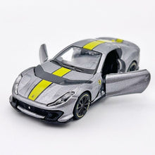 Load image into Gallery viewer, Bburago 1:64 Gray 812 Competizione Sports Open Model Diecast Metal Car Box New Collection
