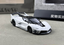 Load image into Gallery viewer, LT 1:64 Matte White Fxx-k EVO Sports Model Diecast Metal Car Box New Collection
