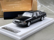 Load image into Gallery viewer, MK 1:64 1990 Signature Black Town Classic Sedan Model Diecast Metal Car New Collection
