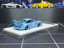 Load image into Gallery viewer, XKE 1:64 Blue RWB 964 Widebody Sports Model Diecast Metal Car Box New Collection
