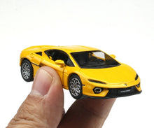 Load image into Gallery viewer, Bburago 1:64 Yellow Temerario Sports Open Model Diecast Metal Car Box New Collection
