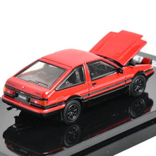 Load image into Gallery viewer, HJ64 1:64 JDM Red TRUENO AE86 Sports Open Model Diecast Metal Car New Collection
