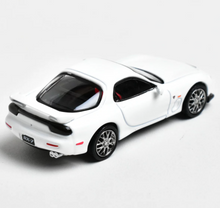 Load image into Gallery viewer, JDM64 1:64 White RX7 FD3s R Sports Model Diecast Metal Car Box New Collection
