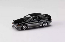 Load image into Gallery viewer, HJ64 1:64 Black Silver TRUENO AE86 Sports Open Model Diecast Metal Car Box New Collection
