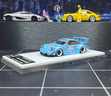 Load image into Gallery viewer, XKE 1:64 Blue RWB 964 Widebody Sports Model Diecast Metal Car Box New Collection
