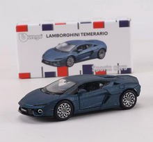 Load image into Gallery viewer, Bburago 1:64 Blue Temerario Sports Open Model Diecast Metal Car Box New Collection

