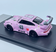 Load image into Gallery viewer, MC 1:64 Pink RWB 911 964 GT Widebody #43 Sport Model Diecast Metal Car Box New Collection

