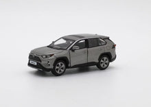 Load image into Gallery viewer, SG 1:64 Gray RAV4 XA50 City SUV Sports Open Model Diecast Metal Car Box New Collection
