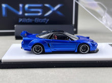 Load image into Gallery viewer, MT 1:64 Blue JDM NSX Widebody Sports Model Diecast Metal Car Box New Collection
