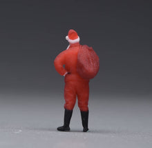 Load image into Gallery viewer, 1:64 Painted Figure Model Miniature Resin Diorama Christmas Santa Man Gift Bag
