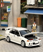 Load image into Gallery viewer, ATS 1:64 APA JDM White Lancer EVO IV 4 Sports Open Model Diecast Metal Car New Collection
