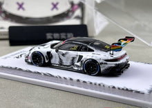 Load image into Gallery viewer, EA 1:64 Snow Monster 911 GT3 #22 Sports Model Diecast Metal Car Box New Collection
