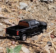 Load image into Gallery viewer, SC 1:64 Black Silverado Pickup Truck Sports Model Diecast Metal Car Box New Collection
