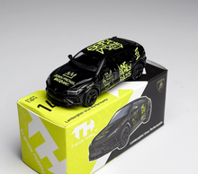 Load image into Gallery viewer, TH 1:64 Black Graffiti URUS SUV Sports Model Diecast Metal Car Box New Collection
