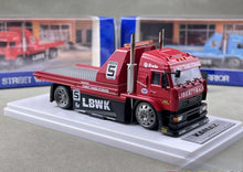 Load image into Gallery viewer, SW 1:64 Red Kamaz Flatbed Tow Trailer Truck #5 Model Diecast Metal Car New Collection
