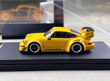 Load image into Gallery viewer, Star 1:64 Yellow RWB 964 GT Widebody Sports Model Diecast Metal Car Box New Collection

