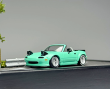 Load image into Gallery viewer, Minigt 1:64 Mint Green Miata MX5 Convertible Sport Model Diecast Metal Car New Collection
