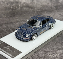 Load image into Gallery viewer, Zincit 1:43 APA Blue 911 Singer Coupe Sports Model Diecast Metal Car Box New Collection
