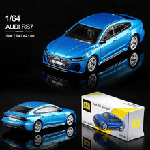 Load image into Gallery viewer, CCA 1:64 Blue RS7 Sportback Sedan Sports Model Diecast Metal Car New Collection
