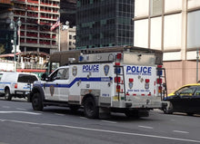 Load image into Gallery viewer, 596 1:64 APA White F550 Super Duty PAPD ESU Police Model Diecast Metal Car New Collection
