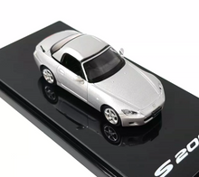 Load image into Gallery viewer, HJ64 1:64 JDM Silver S2000 AP1 Sports Model Diecast Metal Car Box New Collection
