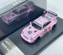 Load image into Gallery viewer, MC 1:64 Pink RWB 911 964 GT Widebody #43 Sport Model Diecast Metal Car Box New Collection
