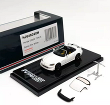 Load image into Gallery viewer, HJ64 1:64 JDM White S2000 Type S Sports Model Diecast Metal Car Box New Collection
