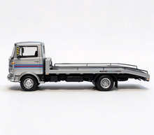 Load image into Gallery viewer, ScaleMini 1:64 Silver LP608 Flatbed Tow Trailer Truck Model Diecast Resin Car

