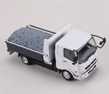 Load image into Gallery viewer, GCD 1:64 2013 White Fuso Fighter FK61F Dump Truck Model Diecast Metal Car New Collection
