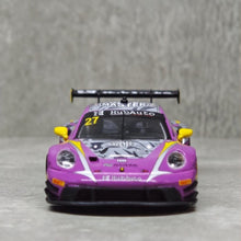 Load image into Gallery viewer, HG 1:64 911 GT3 R #27 Racing Sports Model Diecast Metal Car Box New Collection
