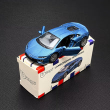 Load image into Gallery viewer, Bburago 1:64 Blue Temerario Sports Open Model Diecast Metal Car Box New Collection
