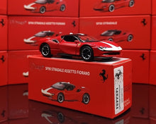 Load image into Gallery viewer, Bburago 1:64 Red SF90 Stradale Assetto Fiorano Open Model Diecast Metal Car
