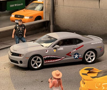 Load image into Gallery viewer, GOC 1:64 APA Gray Shark Camaro Coupe Muscle Sports Model Diecast Metal Car New Collection
