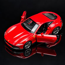 Load image into Gallery viewer, Bburago 1:64 Red Roma Sports Open Model Diecast Metal Car Box New Collection
