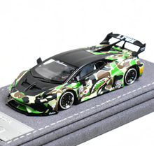 Load image into Gallery viewer, DAP 1:64 Camo Huracan GT Sports Model Diecast Metal Car Box New Collection
