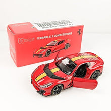 Load image into Gallery viewer, Bburago 1:64 Red 812 Competizione Sports Open Model Diecast Metal Car Box New Collection
