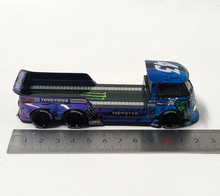Load image into Gallery viewer, Liberty 1:64 Purple VW T1 Pickup Trailer 6x6 Sport Model Diecast Metal Car New Collection
