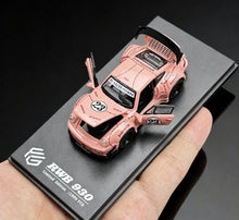 Load image into Gallery viewer, FG 1:64 Pink RWB 930 #23 Widebody Sports Open Model Diecast Metal Car New Collection
