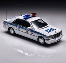Load image into Gallery viewer, WTX 1:64 APA Police S600 W140 Classic Sedan Model Diecast Metal Car Box New Collection
