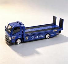 Load image into Gallery viewer, CC 1:64 Blue Hino H300 #15 Tow Flatbed Truck Model Diecast Metal Car New Collection
