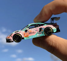 Load image into Gallery viewer, AR 1:64 Pink 911 GT3 R #22 Racing Sports Model Diecast Metal Car Box New Collection
