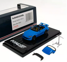 Load image into Gallery viewer, HJ64 1:64 JDM Blue S2000 Type S Sports Model Diecast Metal Car Box New Collection
