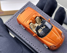 Load image into Gallery viewer, Bliss 1:64 Orange C6 Convertible Coupe Sports Model Diecast Metal Car Box New Collection
