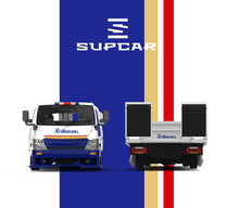 Load image into Gallery viewer, Supcar 1:64 Blue White Hino H300 Tow Flatbed Truck Model Diecast Metal Car New Collection
