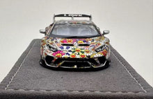 Load image into Gallery viewer, DAP 1:64 Sunflower Huracan GT Sports Model Diecast Metal Car Box New Collection
